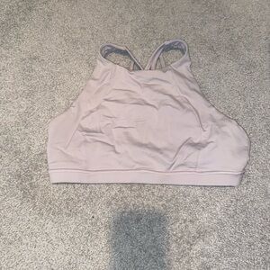 Lavender Lululemon High-Neck Sports Bra
